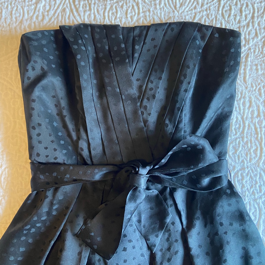 Black White House Black Market Cocktail Dress